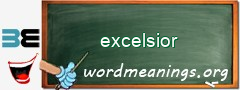 WordMeaning blackboard for excelsior